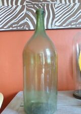HUGE Antique french wine bottle hand blown glass 1880 demiJohn Dame Jeanne 23" 3