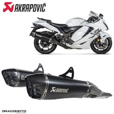 Pot échappement SUZUKI GSX 1300 R ABS Hayabusa 2021-2025 AKRAPOVIC Titane Noi...