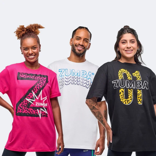 Zumba sizzlin unisex tee 1 - sizzlin',