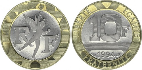France francs génie 1994 - 10,