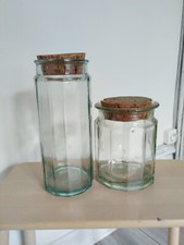 Lot 2 pots anciens verre