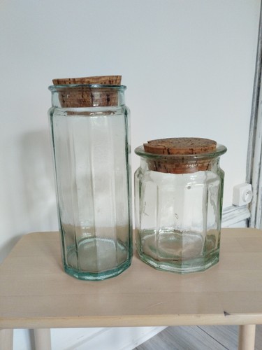 Lot pots anciens - pots, verre