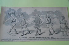 En vacances Costumes pour enfants de 2 à 6 ans Originale Print 1903