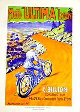 Affiche Reproduction MOTO