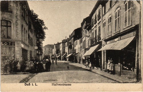 Cpa duss dieuze hallenstrasse - cpa,
