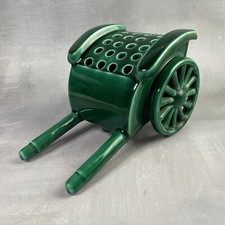 Pique fleurs céramique verte