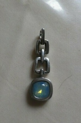 Pendentif pierre lang - pierre, acier