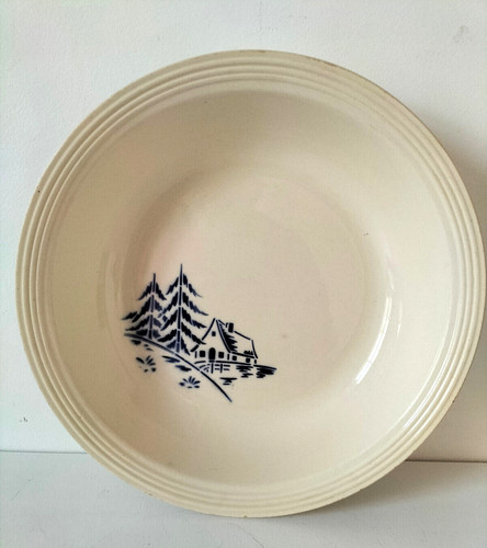 Grand plat vintage moulin - vintage,