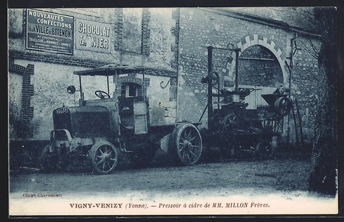 Cpa vigny venizy pressoir - cpa, á