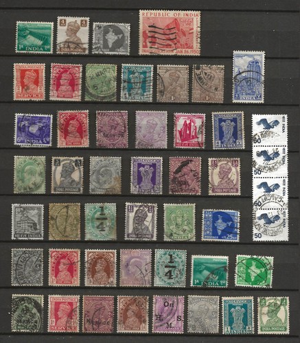 Lot timbres inde - de,