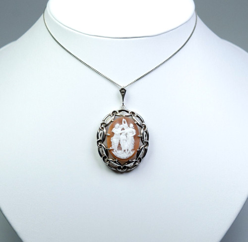 Argent pendentif art déco - -,