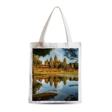 Sac en Tissu Angkor Wat Temple Sacré Birmanie Bouddhisme Lac Merveille