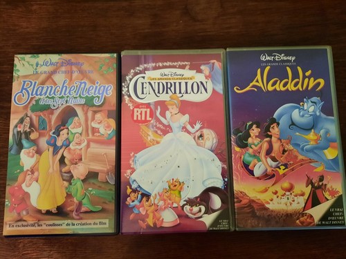 Lot cassettes walt - walt, disney
