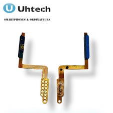 Nappe/Bouton Power/Lecteur d'empreintes Samsung Galaxy A7-(Bleu)-Origine démonté