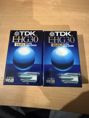 Lot tdk ehg30 cassette - 2x,