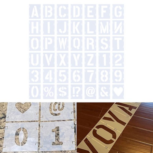 Pochoirs lettres de - lettres,