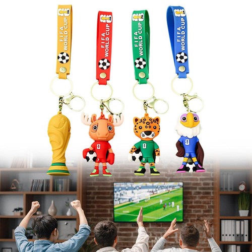 Mascotte football porte clés - football, porte-clés