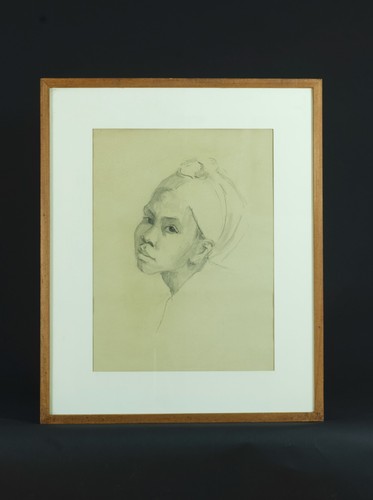 Tableau ancien portrait - tableau,