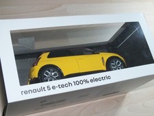 RENAULT 5 E-Tech 100% electrique jaune Pop & noir 1/18 R5