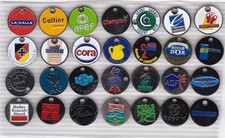 JETONS de CADDIE lot de 28 différents