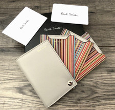 Porte-Cartes En Cuir Multirayé Paul Smith Fabriqué En Italie BNIB