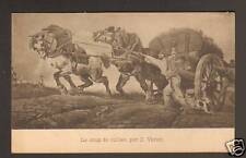 "LE COUP DU COLLIER" par C. VERLAT Attelage de CARRIERE