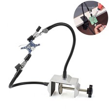 Soudure ergonomique troisième main avec bras réglables et loupe pour artisanat