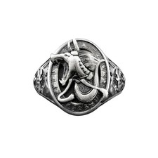 Bague chevalière homme Anubis
