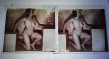 - ÉROTISME NU ARTISTIQUE FEMME NUE PLAQUE VERRE STEREOSCOPIQUE 13X6 VS 1900 N°37