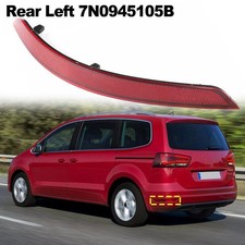 Lentille réflecteur pare choc arrière gauche voiture pour Sharan N 2011-2016 7