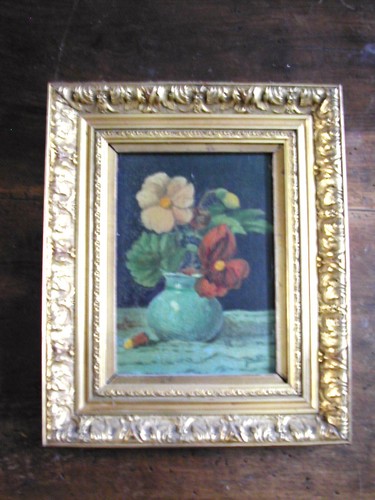 Huile sur caton - , de