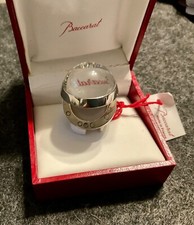 Bague be love en cristal de Baccarat taille 56, Très bon état, argent 