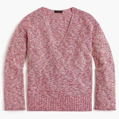 Crew flared sleeve marled - j.,