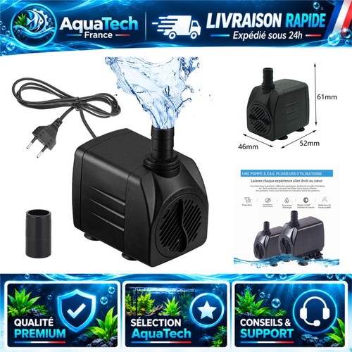 Pompe eau aquarium 600 h - eau,