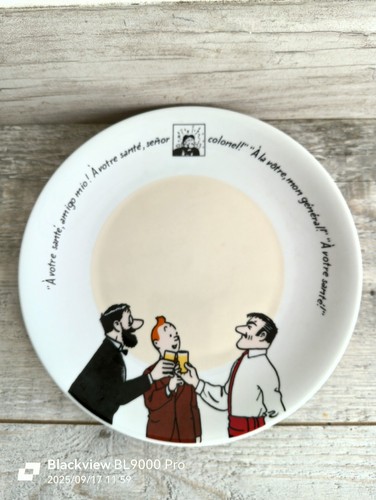 Assiette tintin les - 7, boules