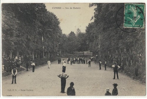 Corbie jeu de battoir - corbie,