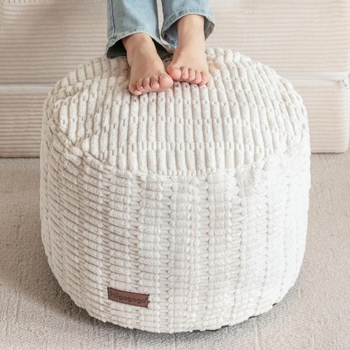 Pouf ottoman stuffed round - pouf,