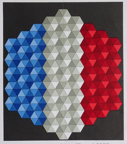 Vasarely affiche originale - affiche,