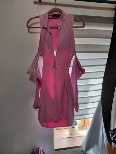 Robe vinyle rose pretty taille - vinyle,