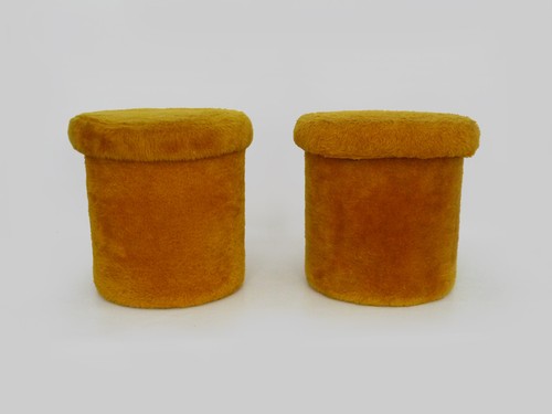 Paire poufs tabourets en - paire,