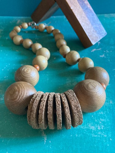 Vintage collier perles - collier, en
