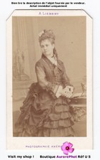 ESTHER CHEVALIER, CHANTEUSE OPÉRA, ARTISTE LYRIQUE, CDV LIEBERT à PARIS 1877 -U5