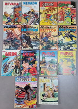 Lot de 14 petite BD ( NEVADA, BRITTON, AKIM, PARAS, BLEK, CASQUE D'OR)