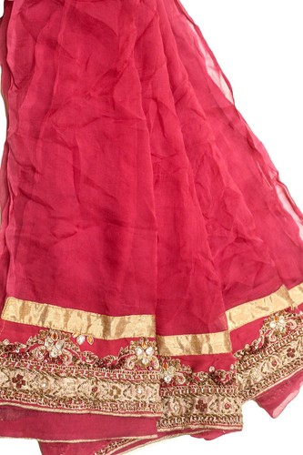Foulard dupatta vintage indien - foulard,
