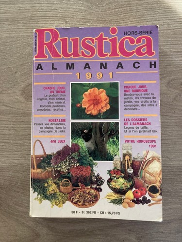 Almanach rustica 1991 - almanach,