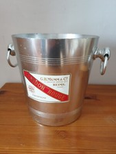 Seau à champagne vintage Mumm Cordon Rouge 20 cm