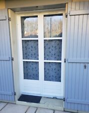 Lot de 3 Portes Fenêtres bois (2 vantaux). 140 cm