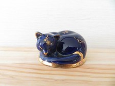 Chat de Franklin Mint bleu