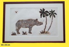 Tableau africain Marqueterie