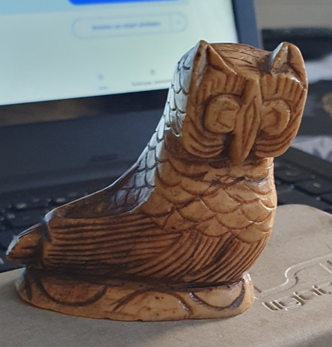 Figurine chouette hibou - figurine,